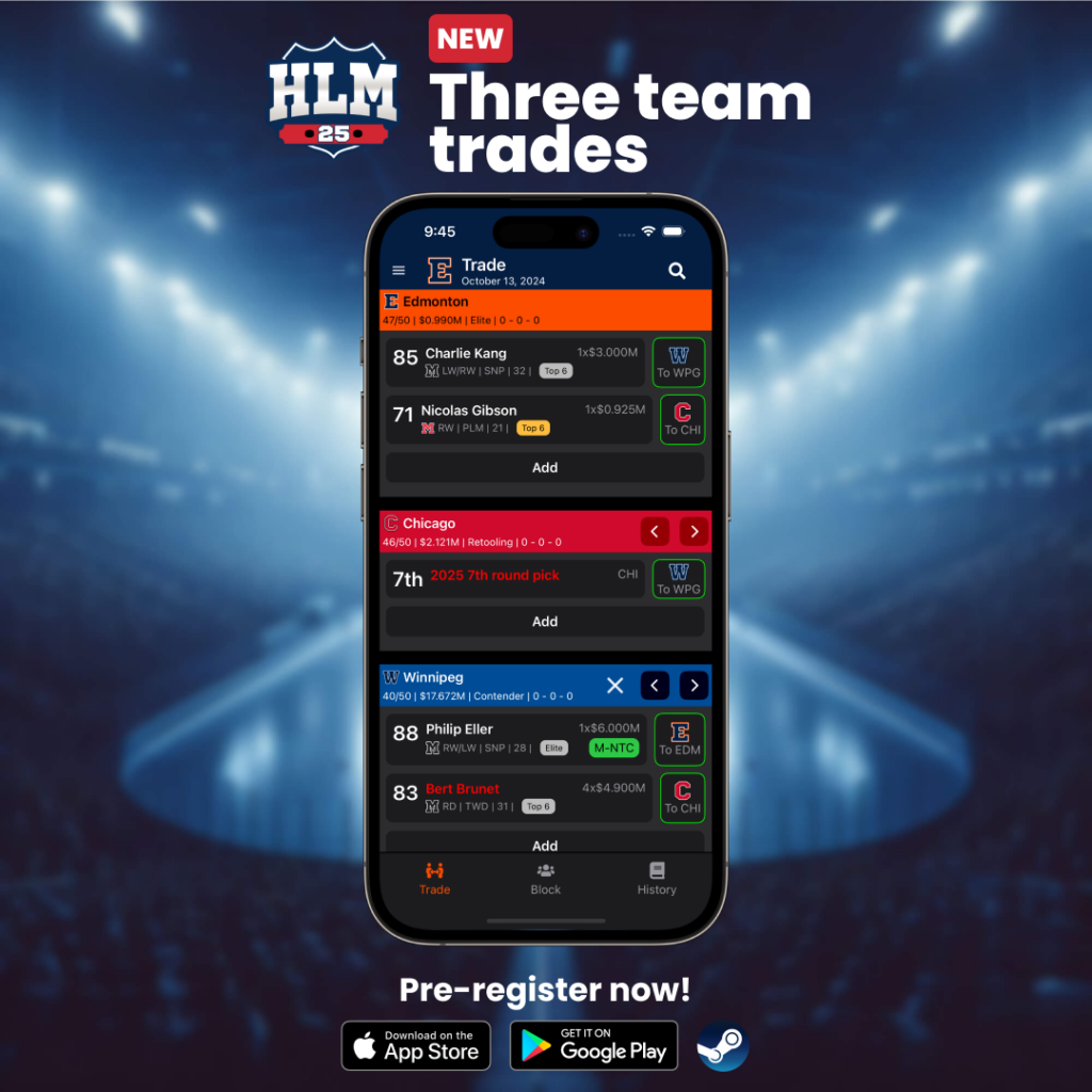 HLM25 Feature Reveal: Three team trades