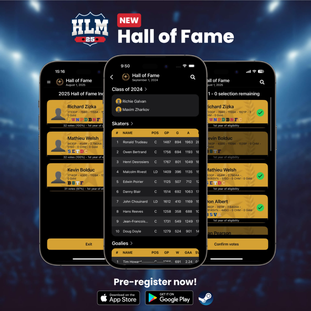HLM25 Feature Reveal: Hall of Fame