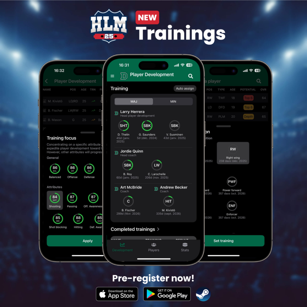 HLM25 Feature Reveal: Trainings