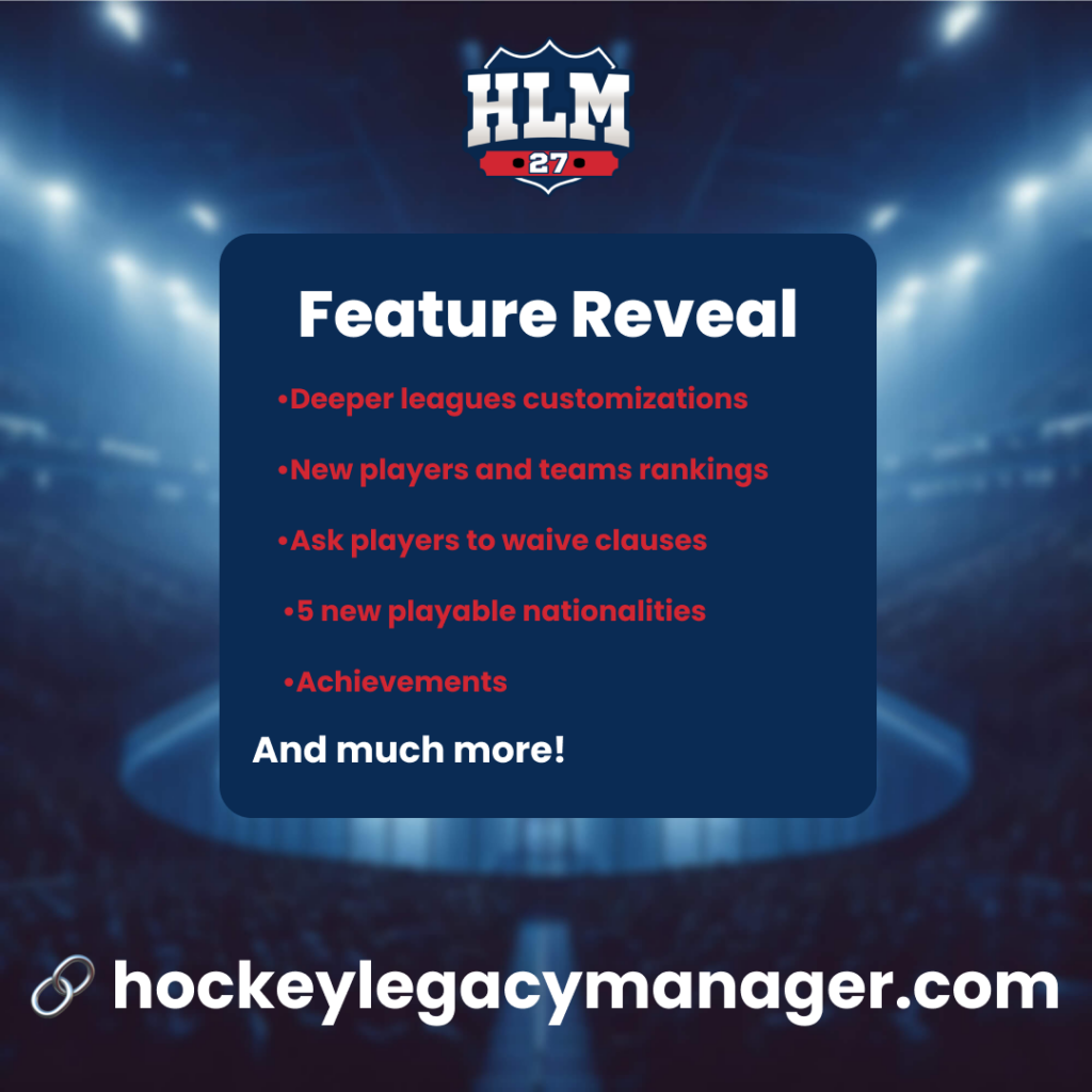HLM27 Feature Reveal full feature reveal
